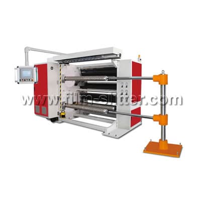 dual turret film slitter rewinder